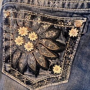 Miss Me Vintage Skinny Jeans Size 26 Inseam 32